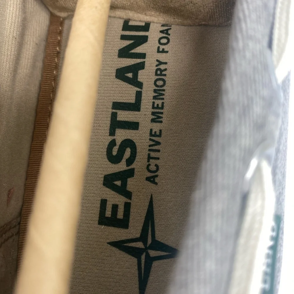 Eastland Grey Yarmouth 1-Eye Canvas Boat Shoes